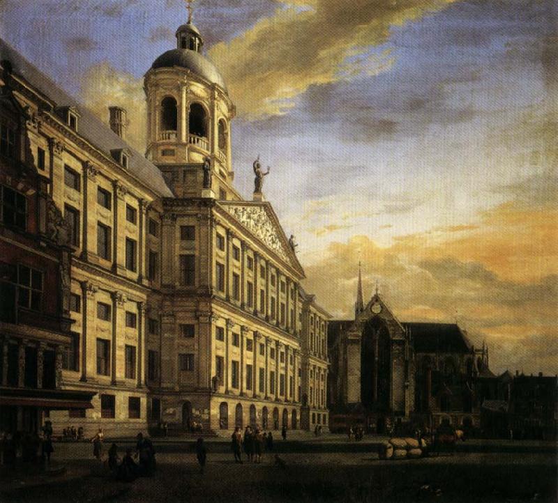 Jan van der Heyden The City Hall in Amsterdam